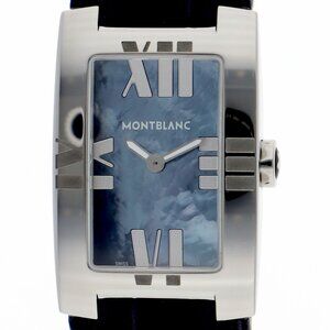 MONTBLANC 7183 profile Blue shell SS/leather QZ
